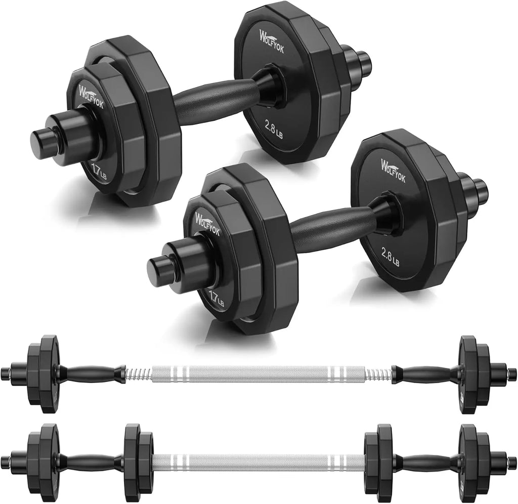 22–88LB Adjustable Dumbbell & Barbell Set