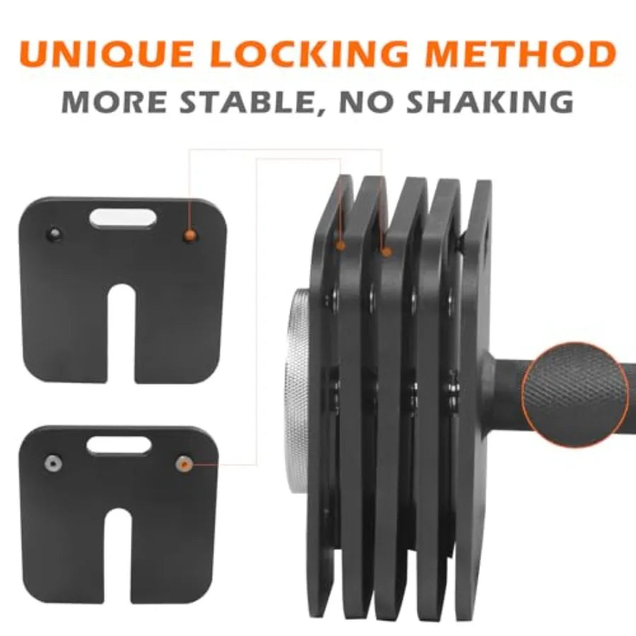 9-in-1 QuickLock Adjustable Dumbbells