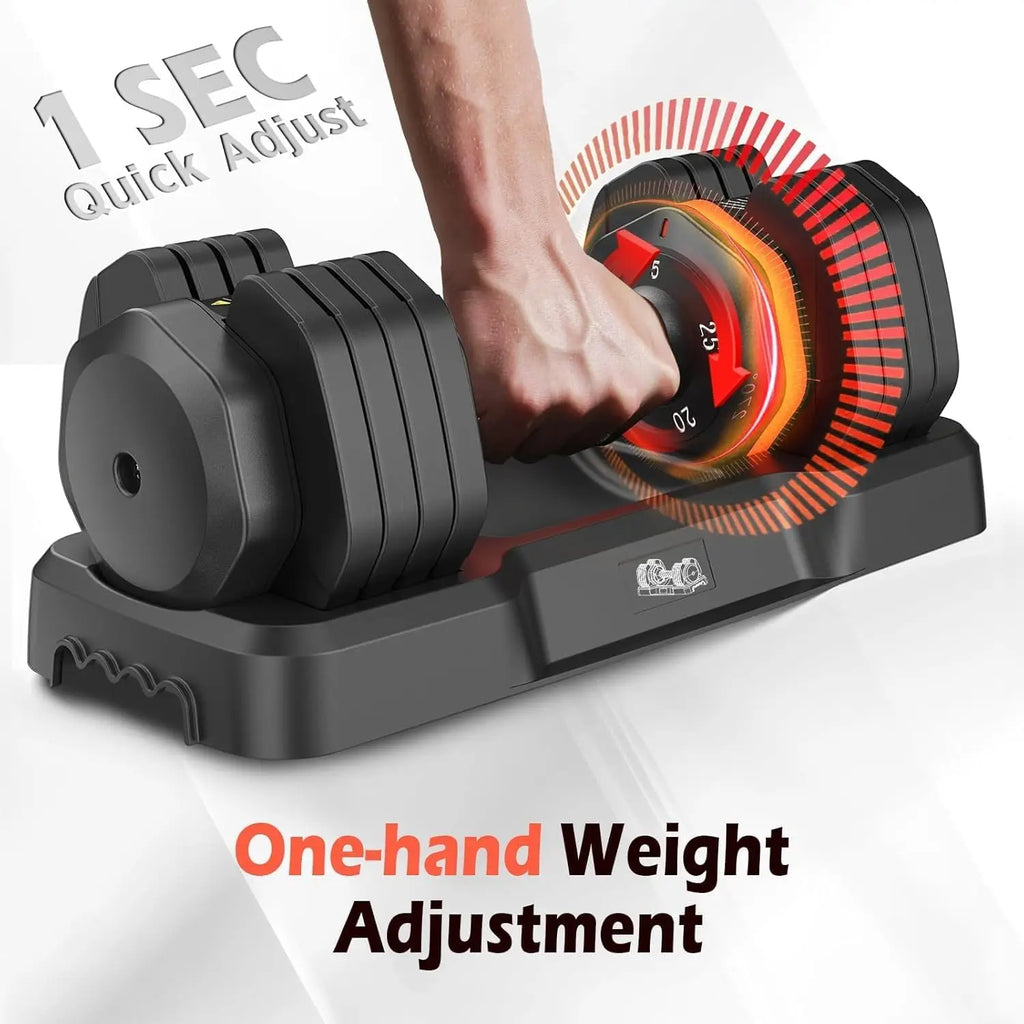 FEIERDUN 5–50LB Adjustable Dumbbells