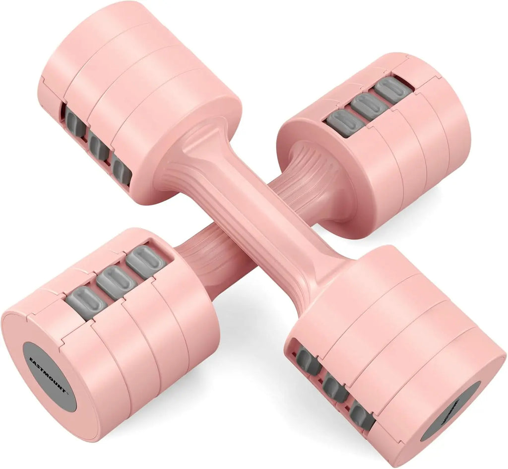 6-in-1 Adjustable Dumbbell Set (4–10LB)
