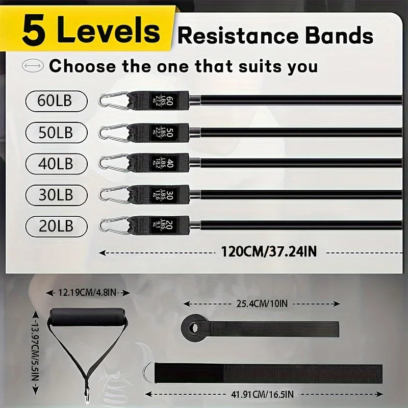 Resistance Band Kit with Door Anchor