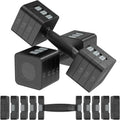 22LB 5-Level Adjustable Dumbbell Set
