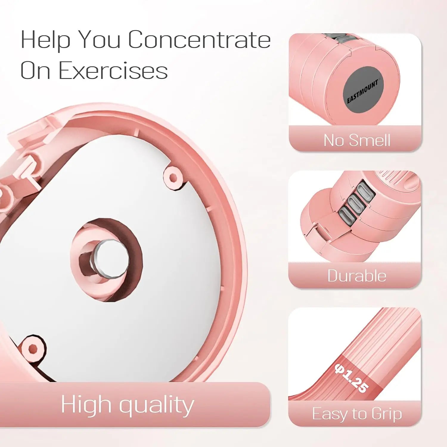 6-in-1 Adjustable Dumbbell Set (4–10LB)
