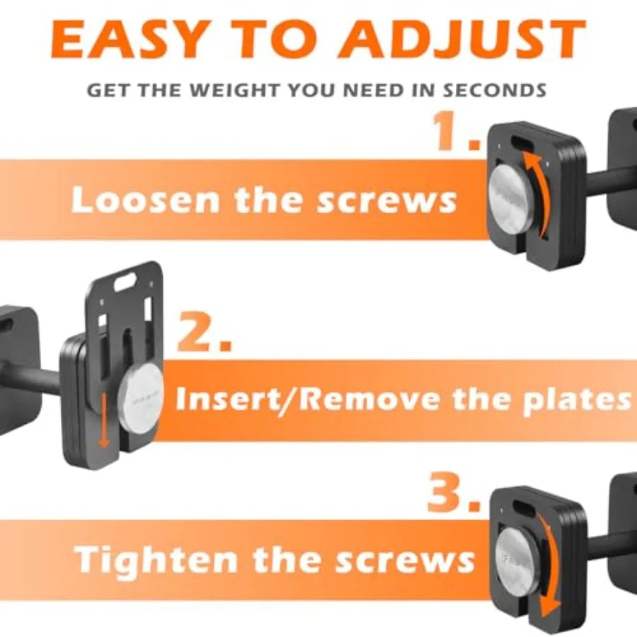 9-in-1 QuickLock Adjustable Dumbbells