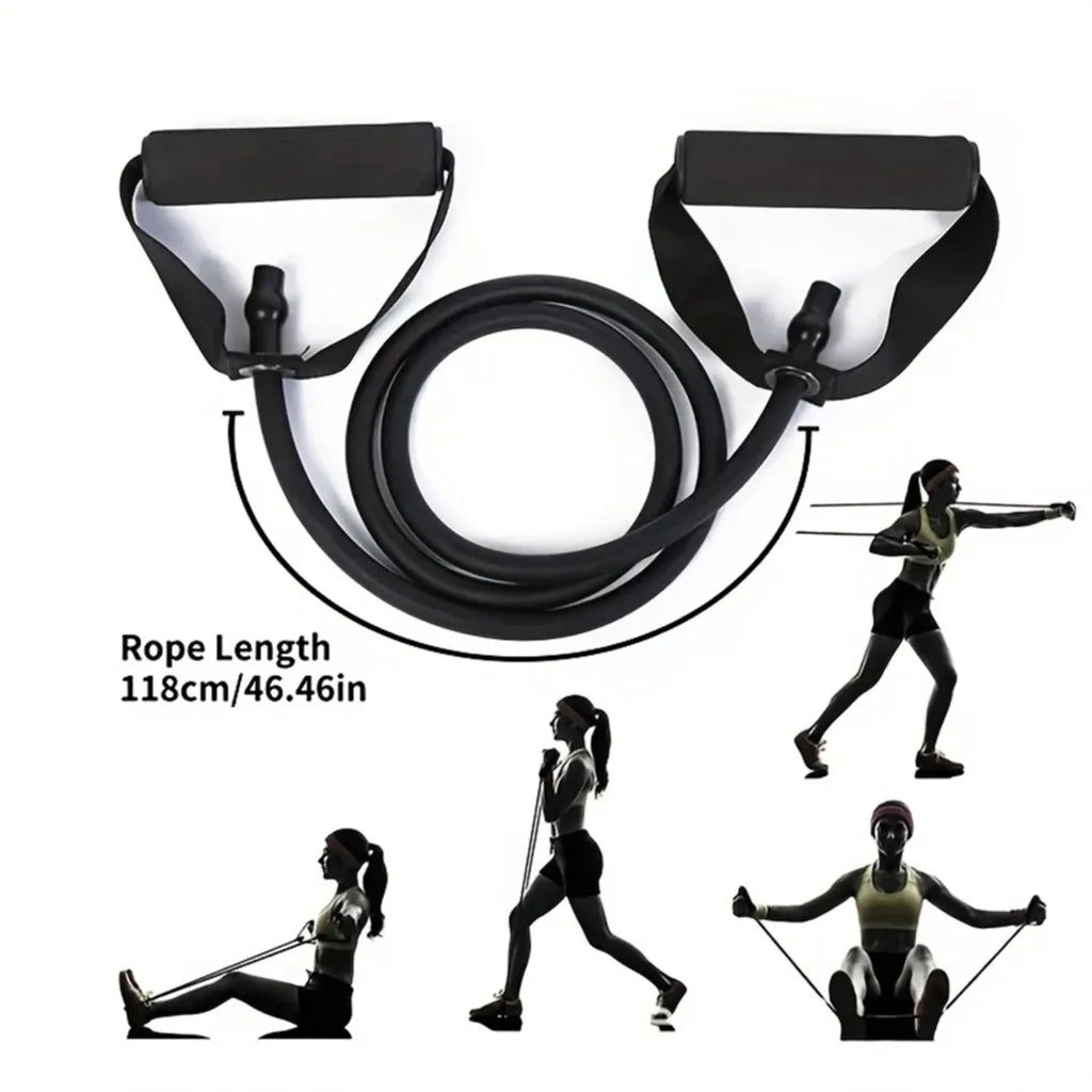 3-Level Resistance Band Set with Handles