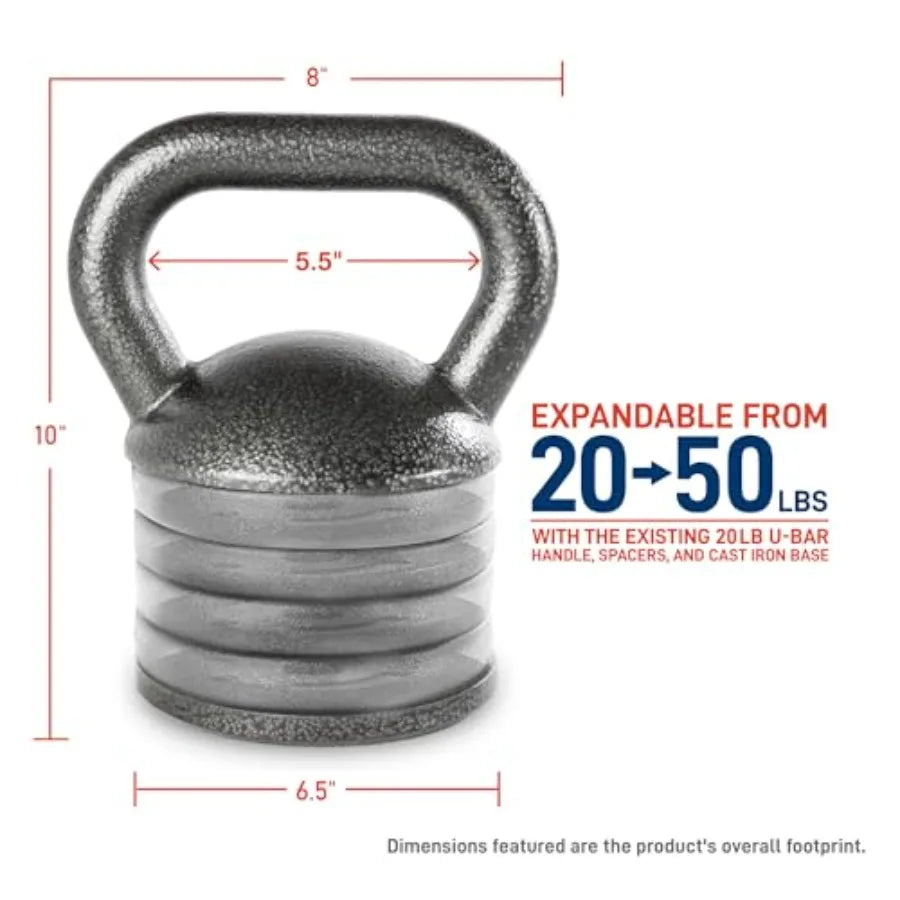 Adjustable Cast Iron Kettlebell