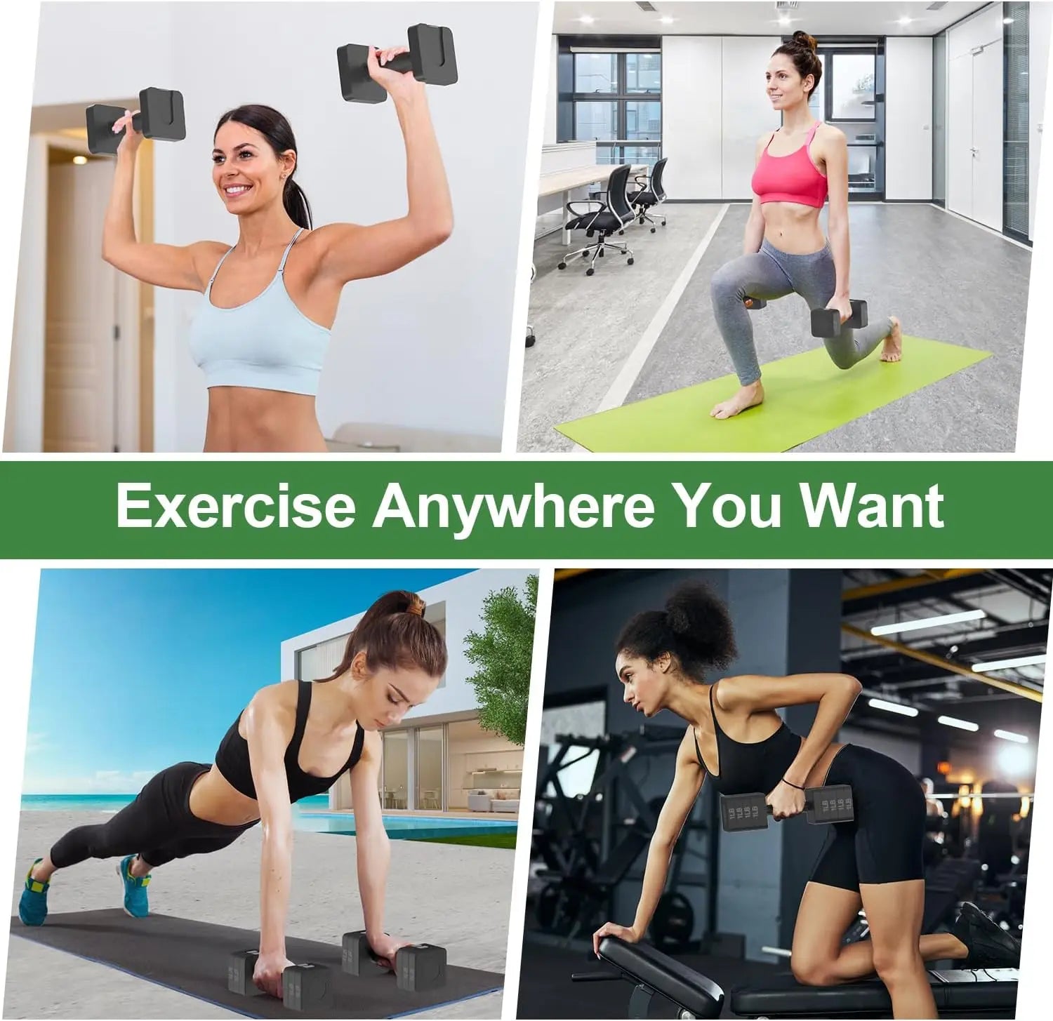 22LB 5-Level Adjustable Dumbbell Set