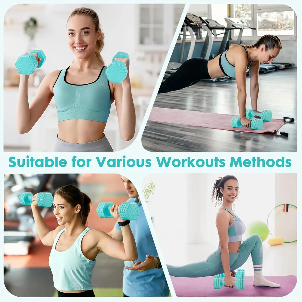 4-in-1 Women’s Adjustable Dumbbell Set