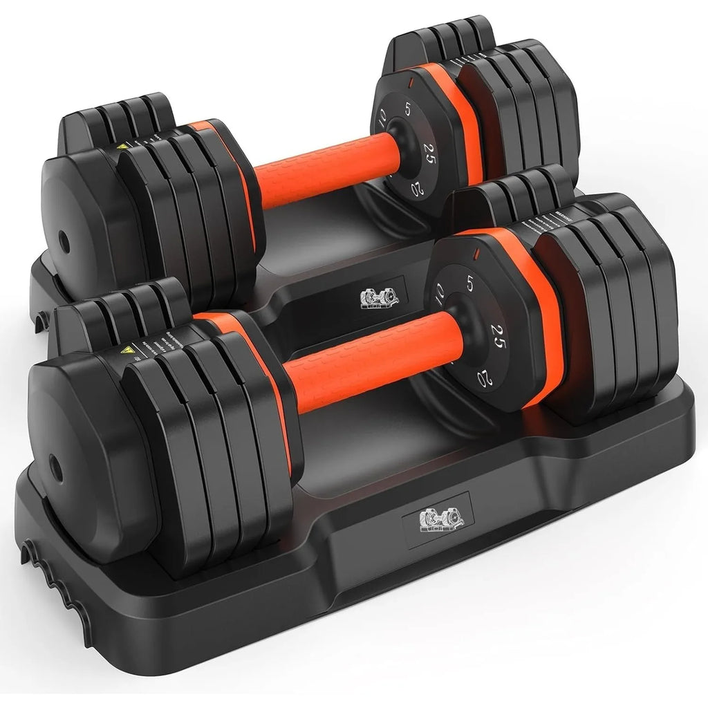 FEIERDUN 5–50LB Adjustable Dumbbells