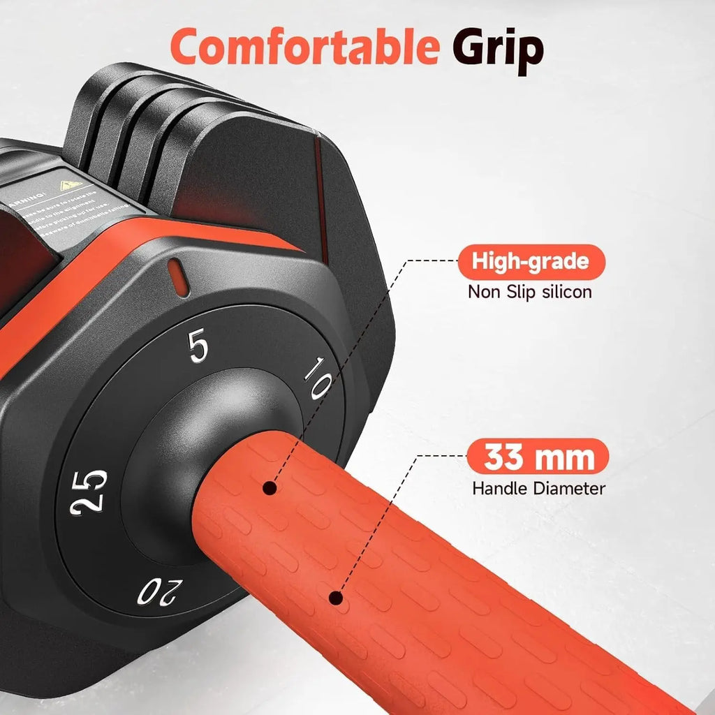 FEIERDUN 5–50LB Adjustable Dumbbells