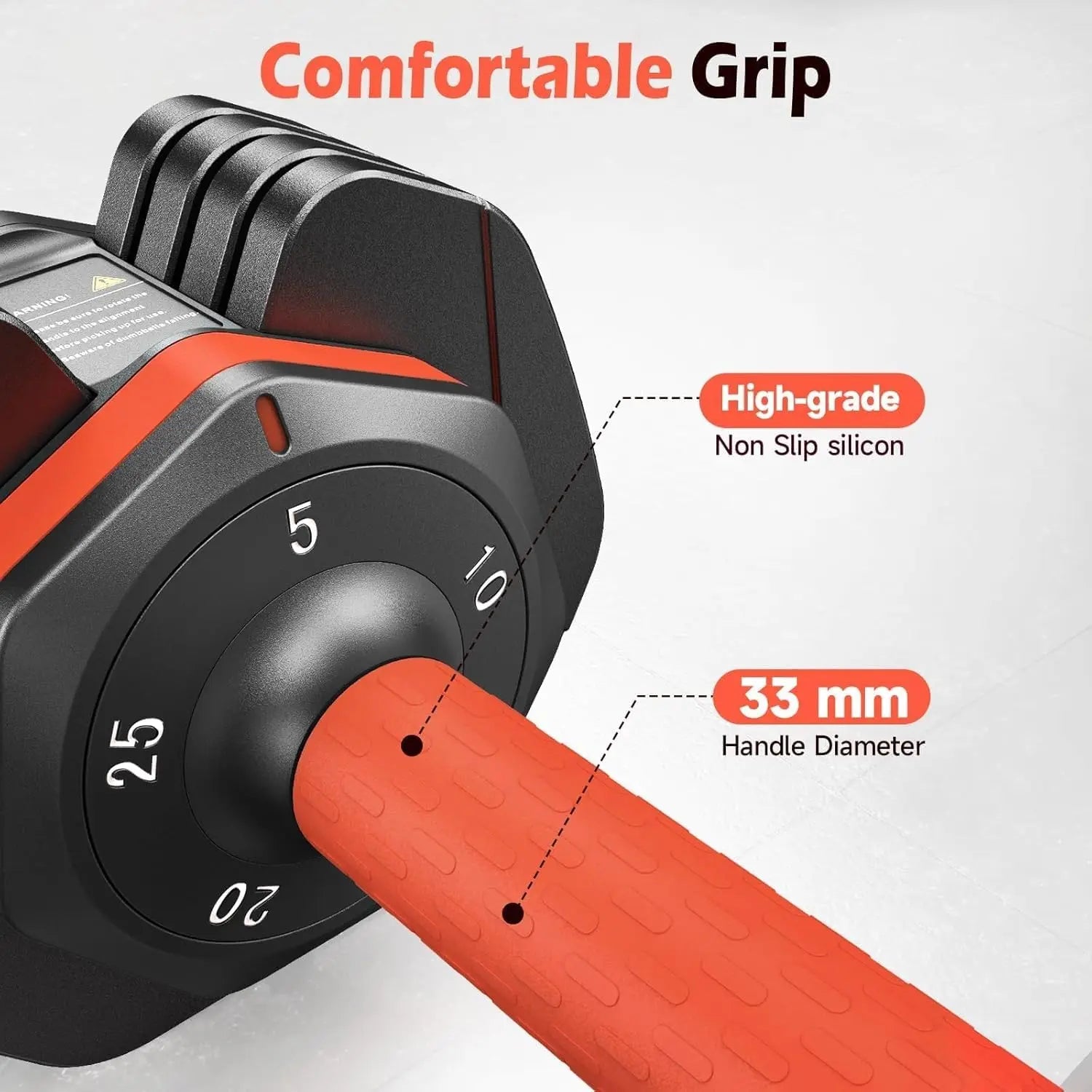FEIERDUN 5–50LB Adjustable Dumbbells