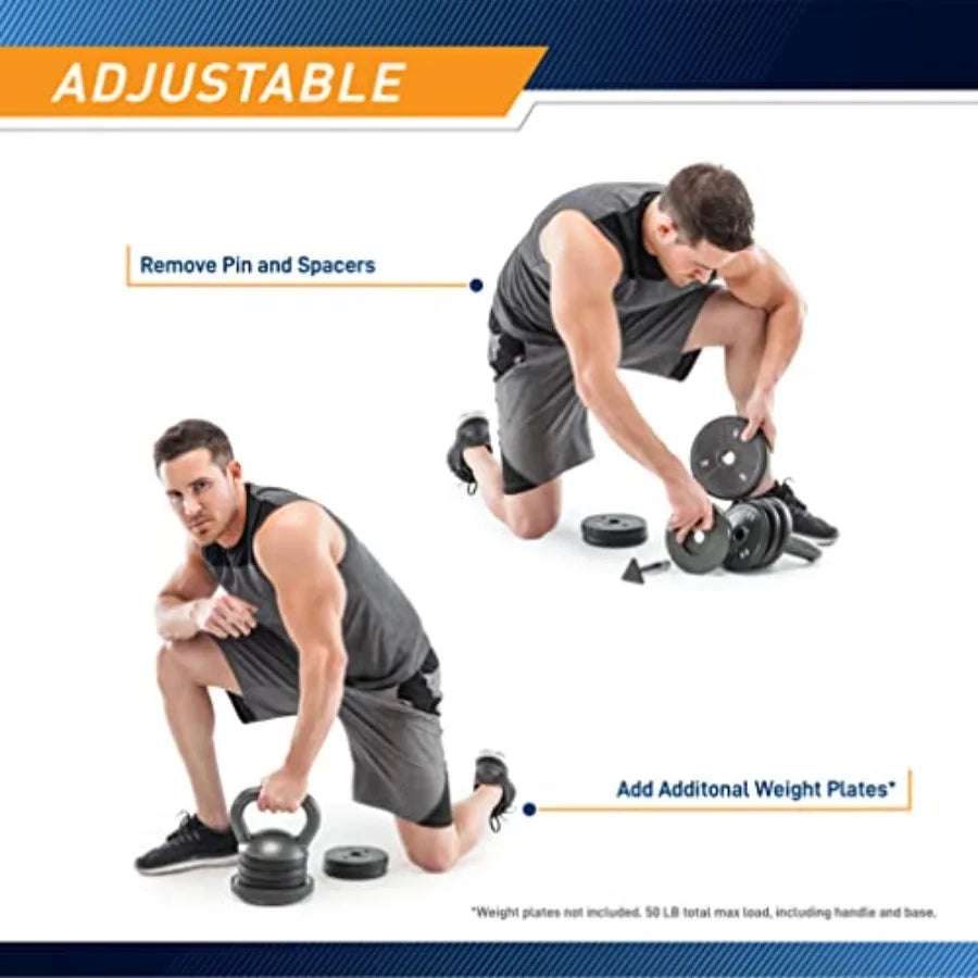 Adjustable Cast Iron Kettlebell