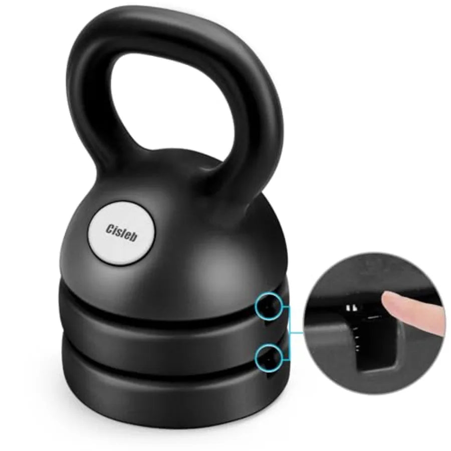3-in-1 Adjustable Kettlebell (5–15LB)