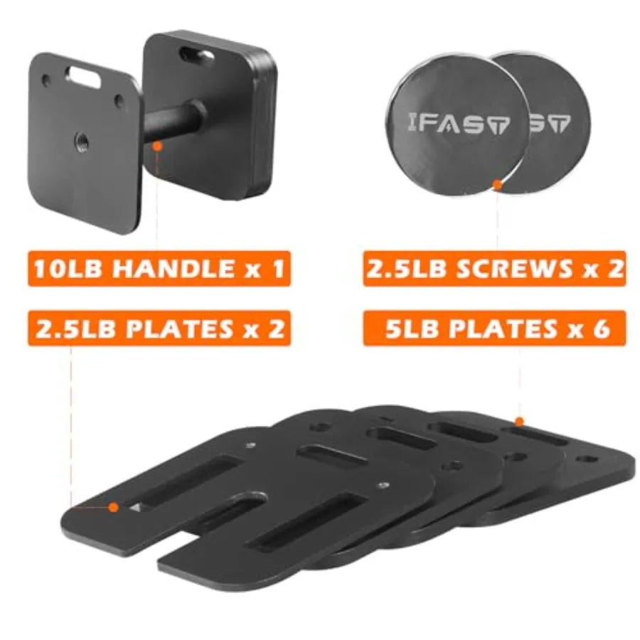 9-in-1 QuickLock Adjustable Dumbbells