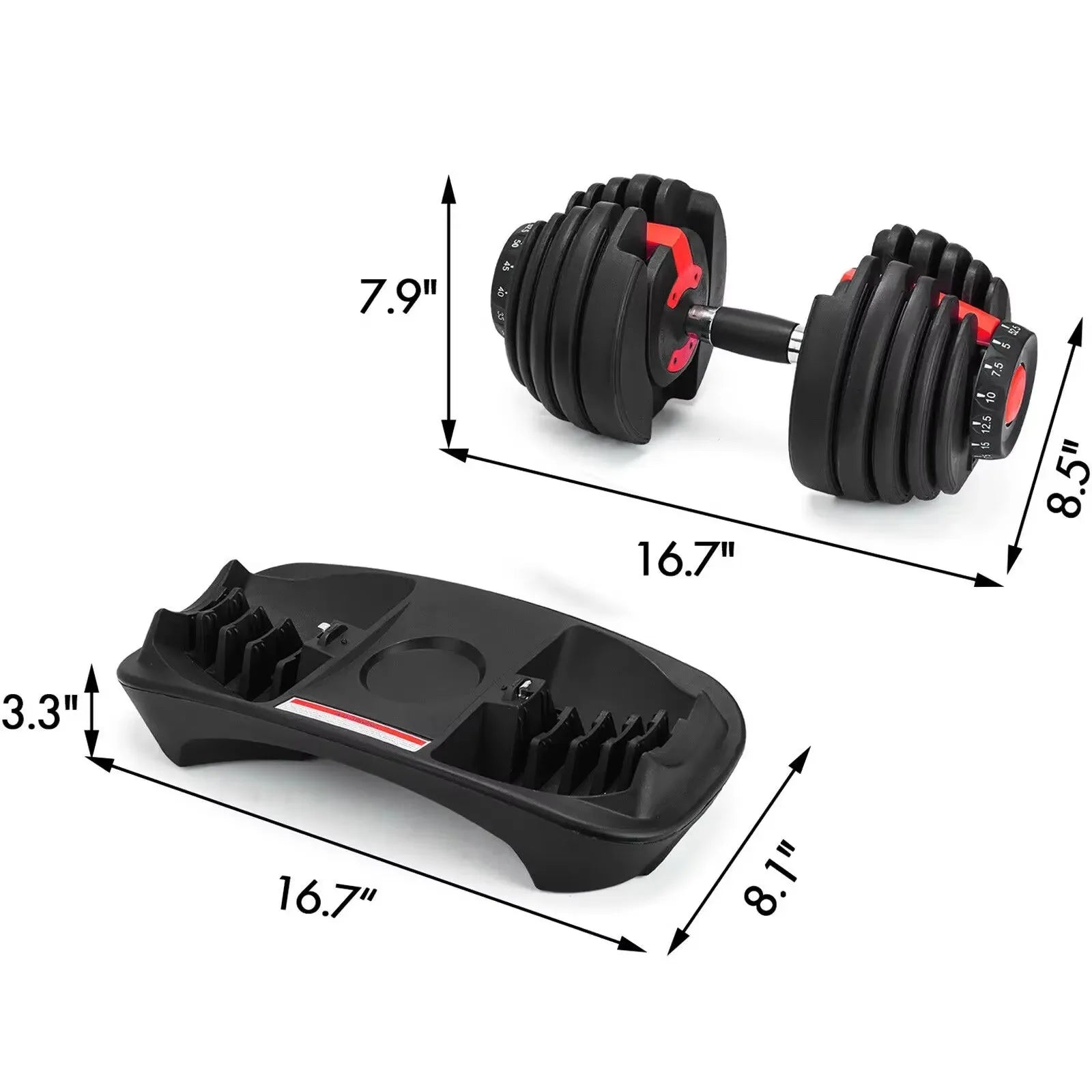 Sihao 24–40KG Adjustable Dumbbell Set