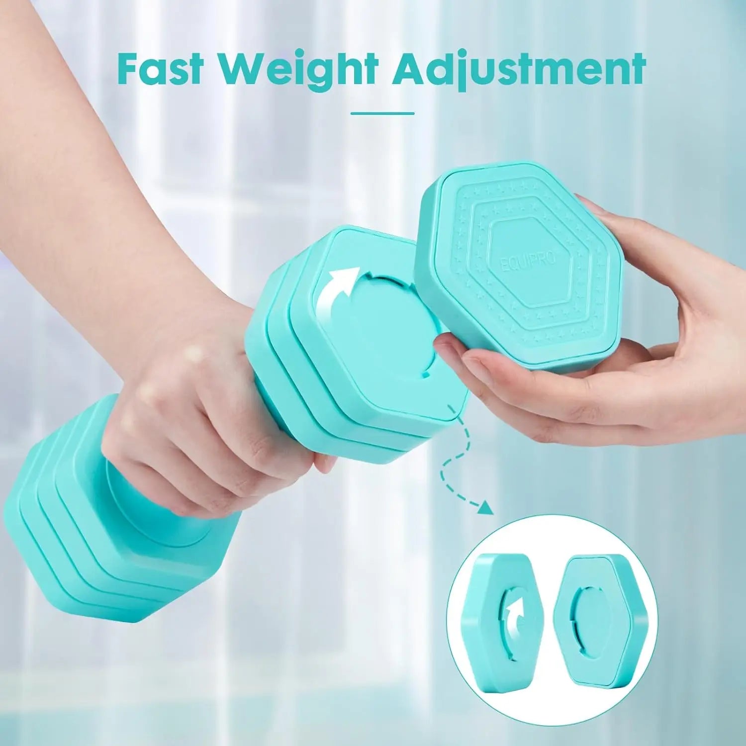 4-in-1 Women’s Adjustable Dumbbell Set