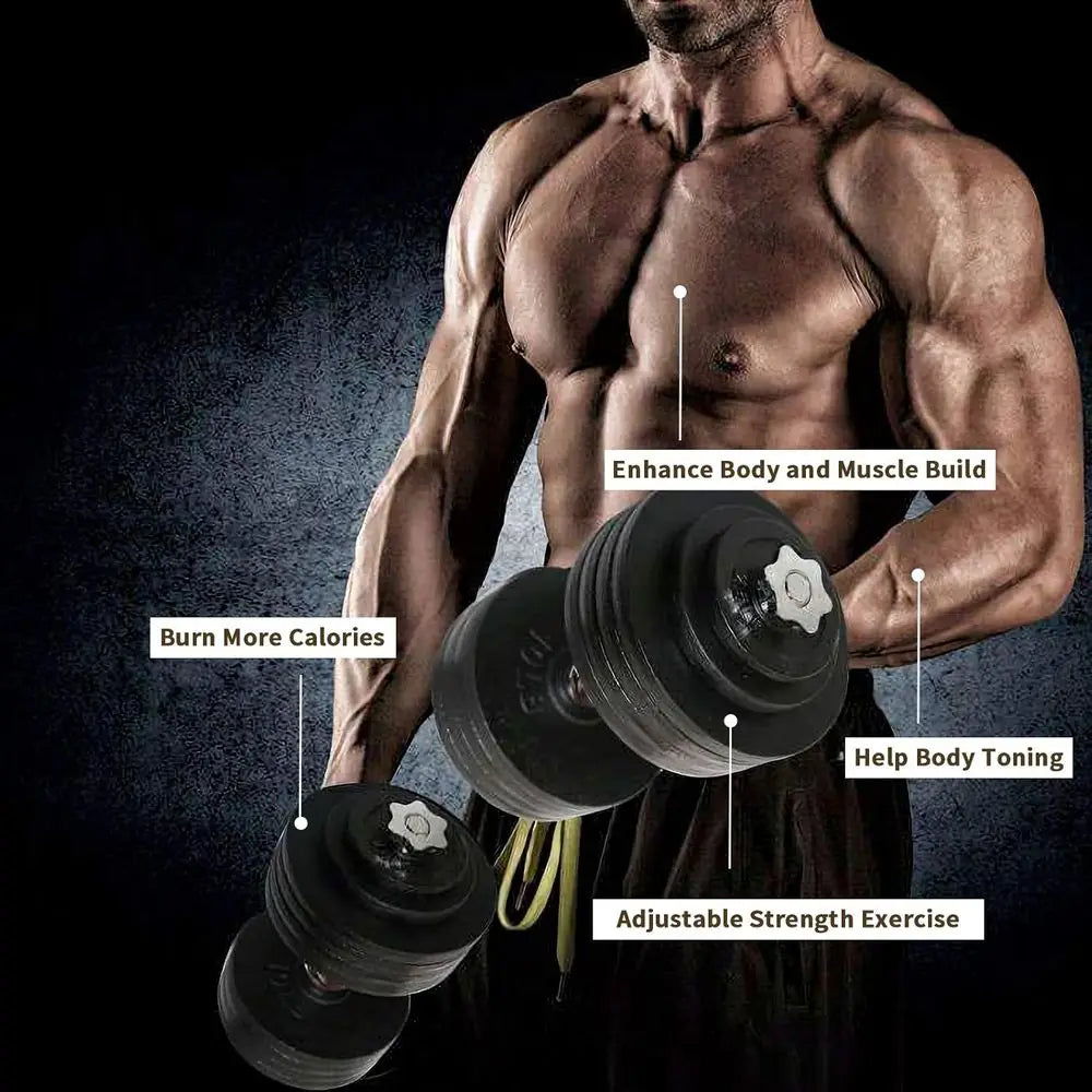 200LB Adjustable Dumbbell Pair