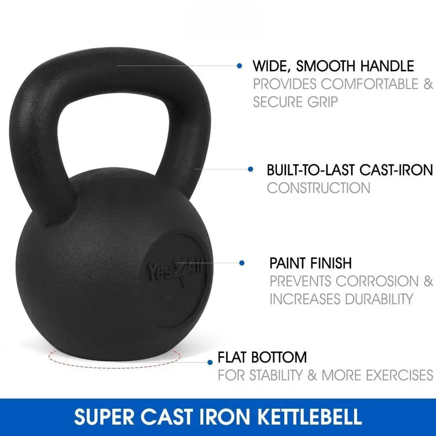 Cast Iron Kettlebell (5–80LB)